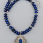 Kazakh-Amulett, Afghanistan,Lapis-Lazuli