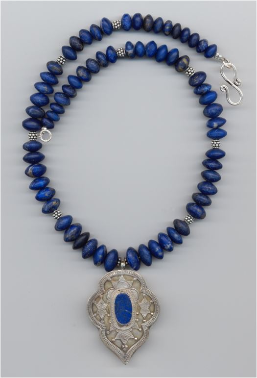 Kazakh-Amulett, Afghanistan,Lapis-Lazuli
