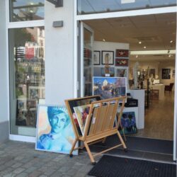 Eingang zur Galerie Aparte Kunst